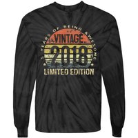 Vintage 2018 Limited Edition 5 Year Old Gifts 5th Birthday Tie-Dye Long Sleeve Shirt