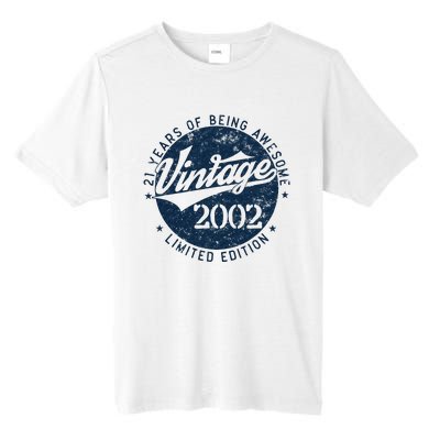 Vintage 2002 Limited Edition 21 Year Old Gifts 21st Birthday Tall Fusion ChromaSoft Performance T-Shirt