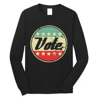 Vote 2024 Midterm Election Gift Idea Voter Rights Graphic Long Sleeve Shirt