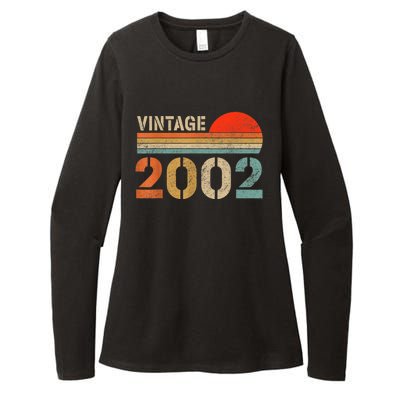 Vintage 2002 Made In 2002 21st Birthday Gift 21 Year Old Womens CVC Long Sleeve Shirt