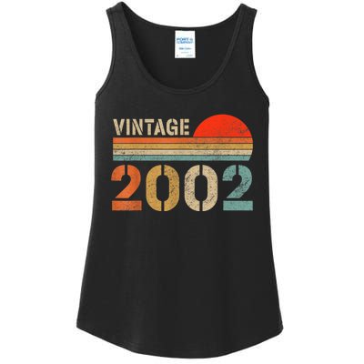 Vintage 2002 Made In 2002 21st Birthday Gift 21 Year Old Ladies Essential Tank