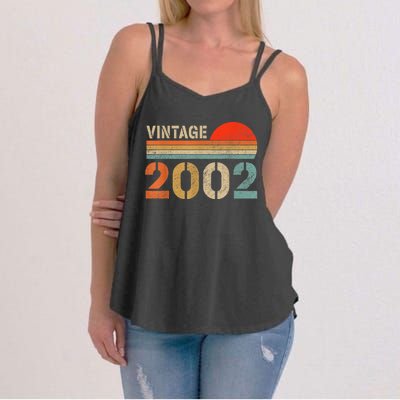 Vintage 2002 Made In 2002 21st Birthday Gift 21 Year Old Women's Strappy Tank