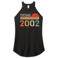 Vintage 2002 Made In 2002 21st Birthday Gift 21 Year Old Women’s Perfect Tri Rocker Tank