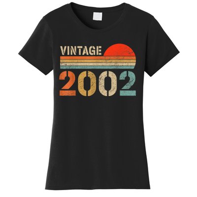 Vintage 2002 Made In 2002 21st Birthday Gift 21 Year Old Women's T-Shirt