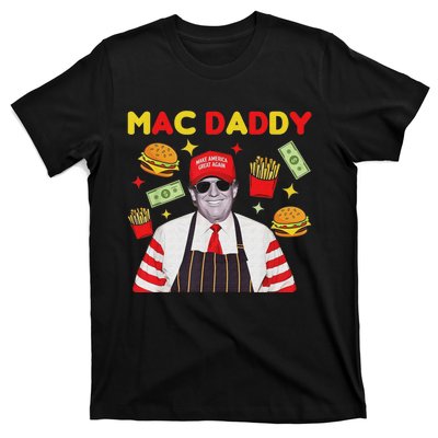 Vance 2024 Makes French Fries Funny Trump Fries Making Fries Mac Daddy T-Shirt