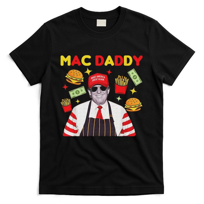 Vance 2024 Makes French Fries Funny Trump Fries Making Fries Mac Daddy T-Shirt