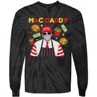 Vance 2024 Makes French Fries Funny Trump Fries Making Fries Mac Daddy Tie-Dye Long Sleeve Shirt