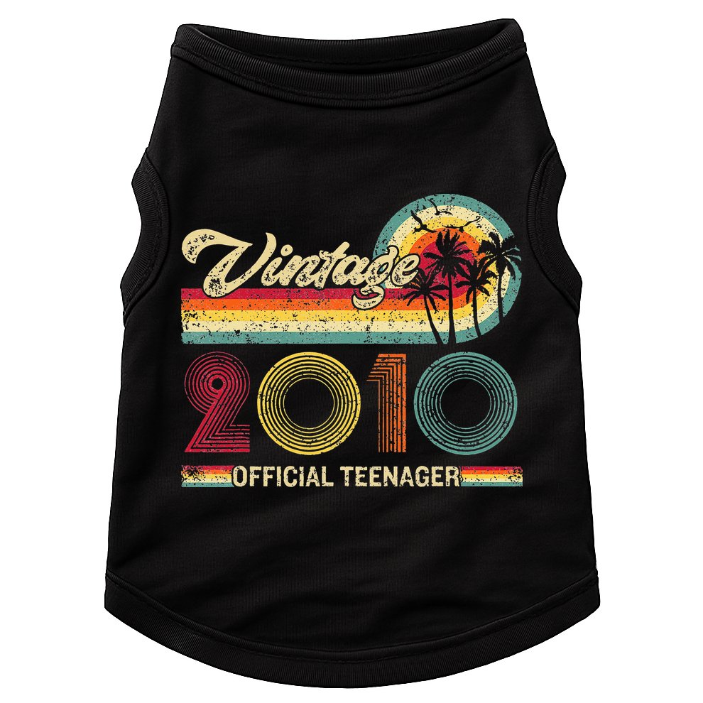 Vintage 2010 Official Teenager 13th Birthday Doggie Tank