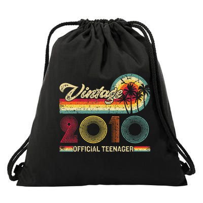 Vintage 2010 Official Teenager 13th Birthday Drawstring Bag