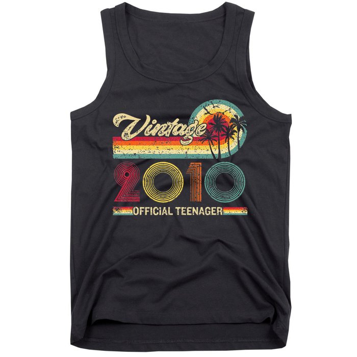 Vintage 2010 Official Teenager 13th Birthday Tank Top