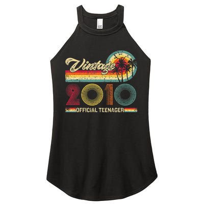 Vintage 2010 Official Teenager 13th Birthday Women's Perfect Tri Rocker Tank