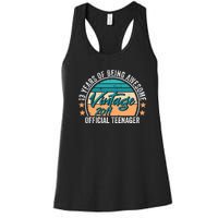 Vintage 2011 OfficialL Teenager 13th Birthday Women's Racerback Tank