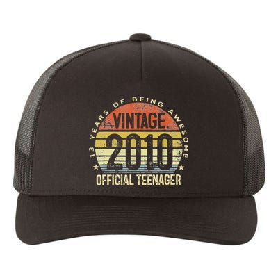 Vintage 2010 Official Teenager 13th Birthday Yupoong Adult 5-Panel Trucker Hat