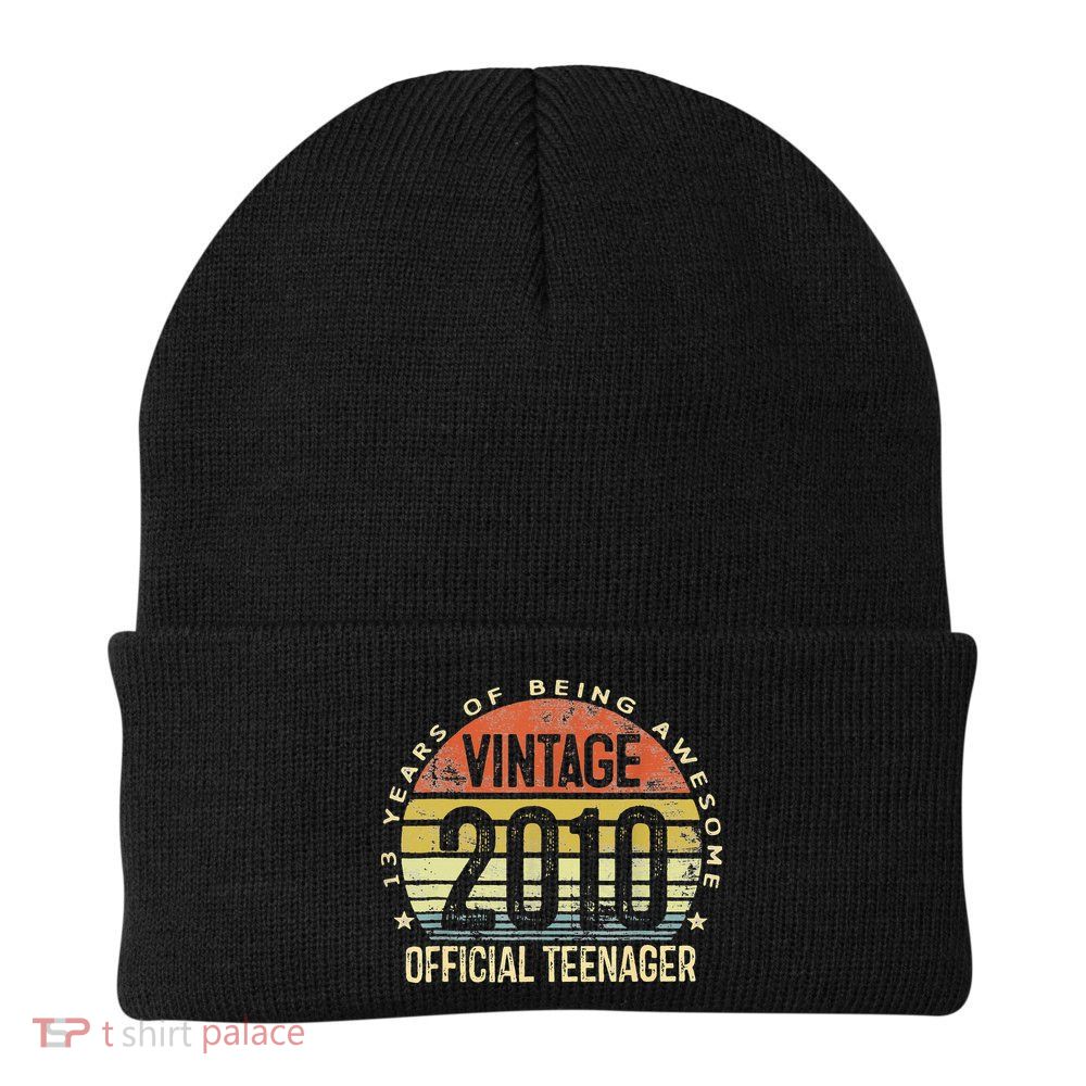 Vintage 2010 Official Teenager 13th Birthday Beanie