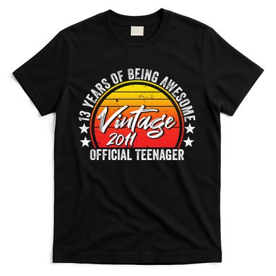 Vintage 2011 OfficialL Teenager 13th Birthday T-Shirt