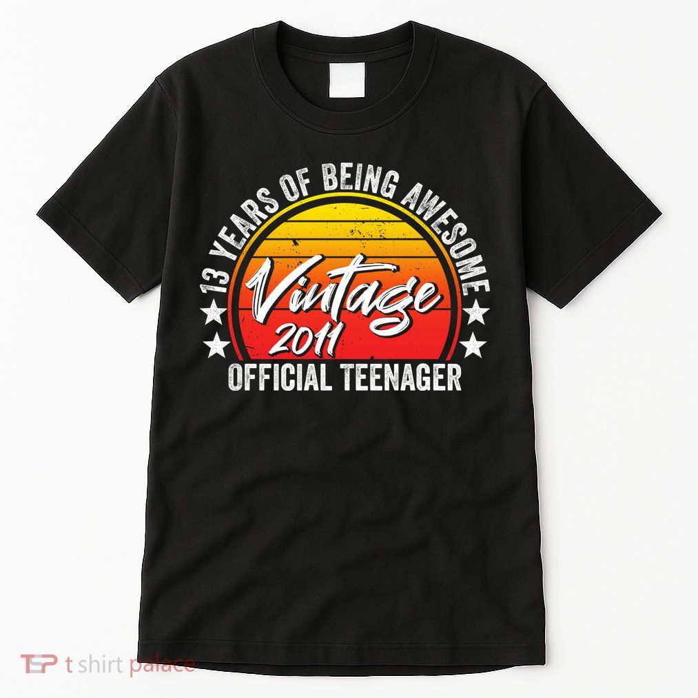Vintage 2011 OfficialL Teenager 13th Birthday Tall T-Shirt