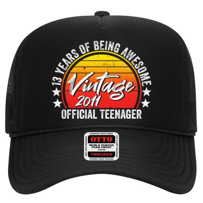 Vintage 2011 OfficialL Teenager 13th Birthday Trucker Hat