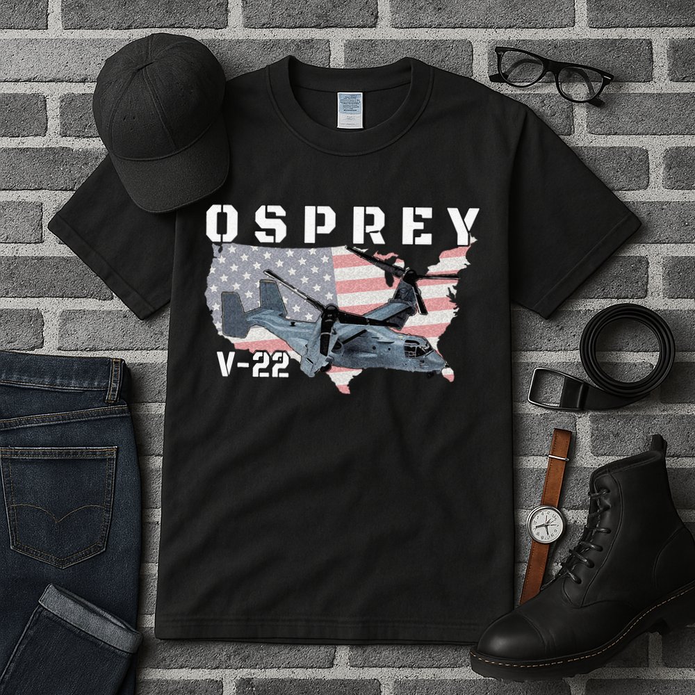 V 22 Osprey Tiltrotor Military Aircraft Helicopter MV 22 Tall T-Shirt