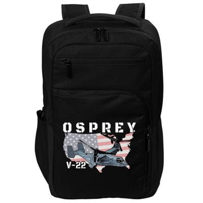 V 22 Osprey Tiltrotor Military Aircraft Helicopter MV 22 Impact Tech Backpack