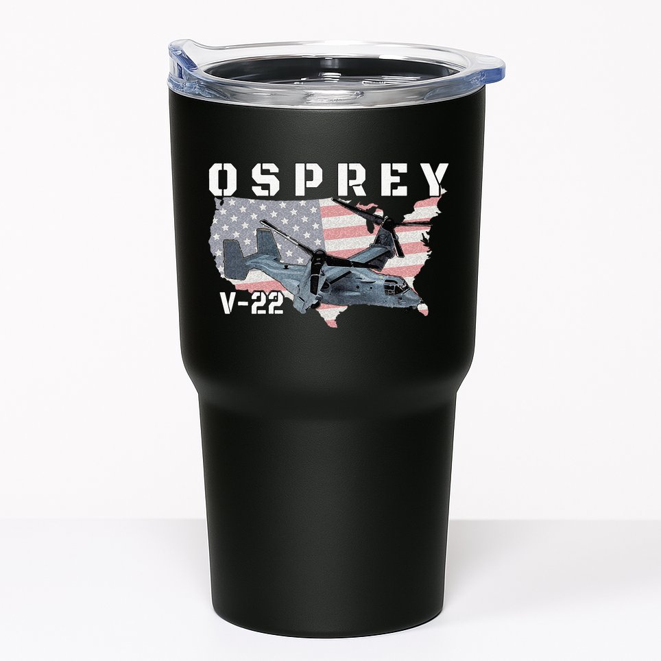 V 22 Osprey Tiltrotor Military Aircraft Helicopter MV 22 Tumbler