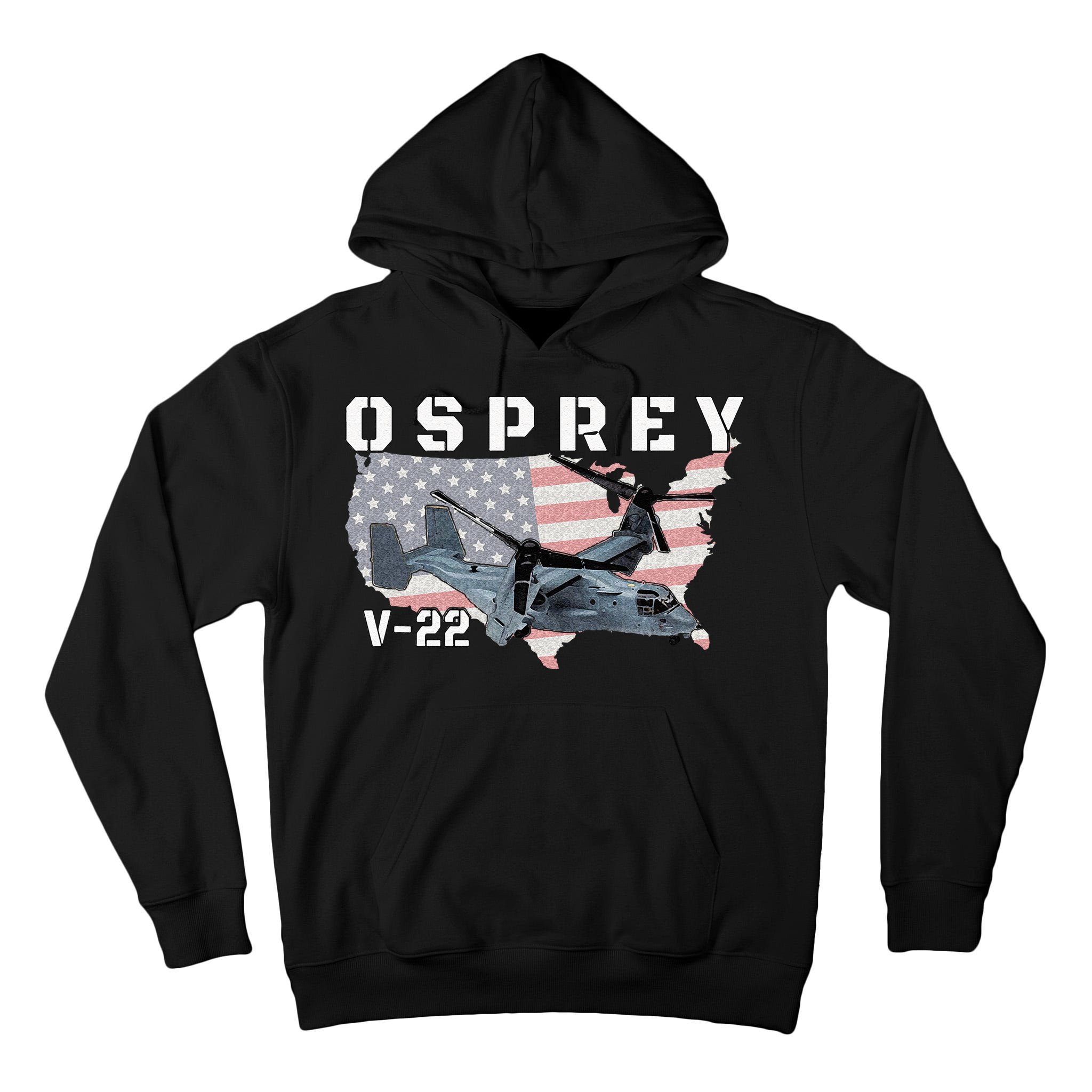 V 22 Osprey Tiltrotor Military Aircraft Helicopter MV 22 Tall Hoodie