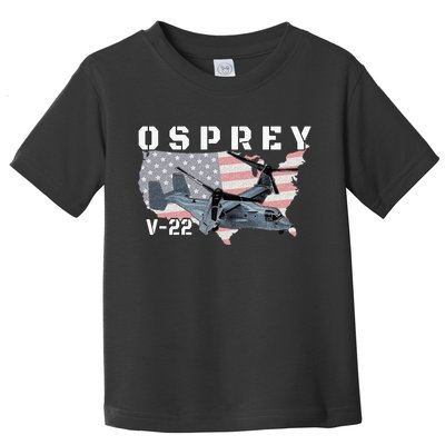 V 22 Osprey Tiltrotor Military Aircraft Helicopter MV 22 Toddler T-Shirt