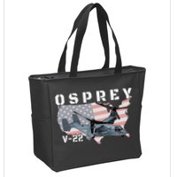 V 22 Osprey Tiltrotor Military Aircraft Helicopter MV 22 Zip Tote Bag