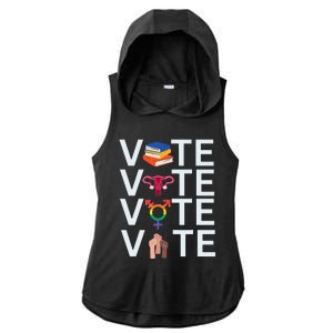 Vote 2024 Presidential Election Human Rights & Lgbtq Ladies PosiCharge Tri-Blend Wicking Draft Hoodie Tank