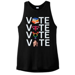 Vote 2024 Presidential Election Human Rights & Lgbtq Ladies PosiCharge Tri-Blend Wicking Tank