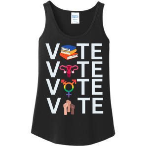 Vote 2024 Presidential Election Human Rights & Lgbtq Ladies Essential Tank