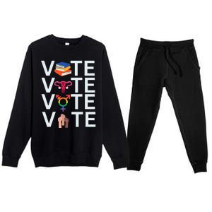 Vote 2024 Presidential Election Human Rights & Lgbtq Premium Crewneck Sweatsuit Set