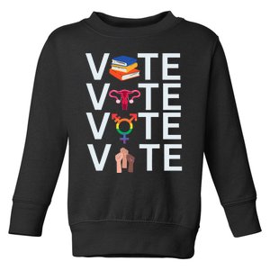 Vote 2024 Presidential Election Human Rights & Lgbtq Toddler Sweatshirt