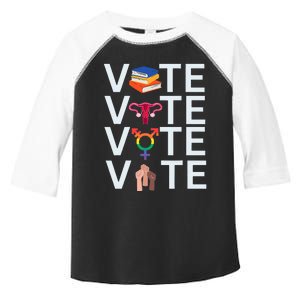 Vote 2024 Presidential Election Human Rights & Lgbtq Toddler Fine Jersey T-Shirt