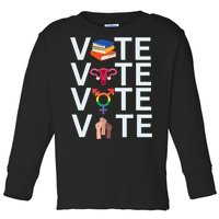 Vote 2024 Presidential Election Human Rights & Lgbtq Toddler Long Sleeve Shirt