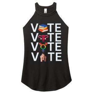 Vote 2024 Presidential Election Human Rights & Lgbtq Women's Perfect Tri Rocker Tank