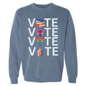 Vote 2024 Presidential Election Human Rights & Lgbtq Garment-Dyed Sweatshirt