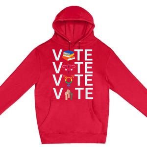 Vote 2024 Presidential Election Human Rights & Lgbtq Premium Pullover Hoodie