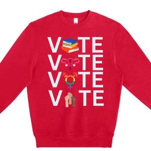 Vote 2024 Presidential Election Human Rights & Lgbtq Premium Crewneck Sweatshirt