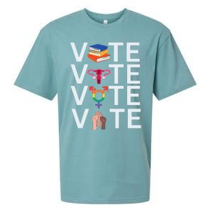 Vote 2024 Presidential Election Human Rights & Lgbtq Sueded Cloud Jersey T-Shirt