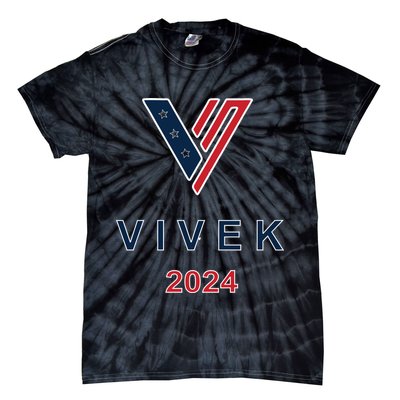 Vivek 2024 Pocket Print Logo Tie-Dye T-Shirt