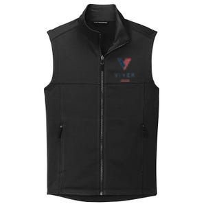 Vivek 2024 Pocket Print Logo Collective Smooth Fleece Vest