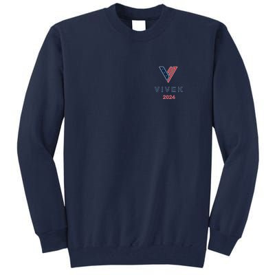 Vivek 2024 Pocket Print Logo Tall Sweatshirt