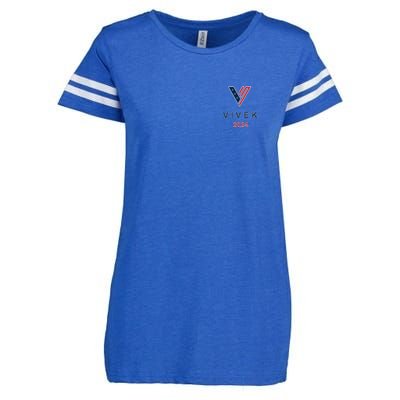 Vivek 2024 Pocket Print Logo Enza Ladies Jersey Football T-Shirt