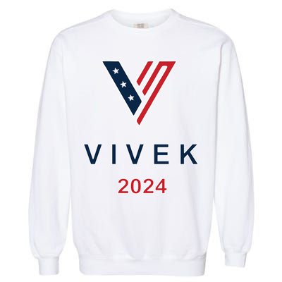 Vivek 2024 Pocket Print Logo Garment-Dyed Sweatshirt