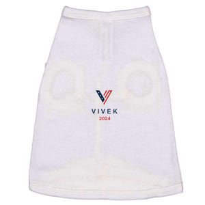 Vivek 2024 Pocket Print Logo Doggie Tank