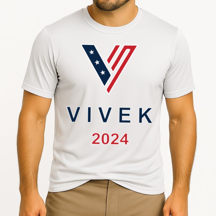 Vivek 2024 Pocket Print Logo Performance Shirt