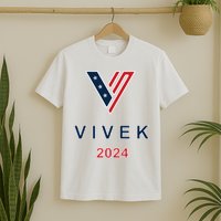Vivek 2024 Pocket Print Logo T-Shirt