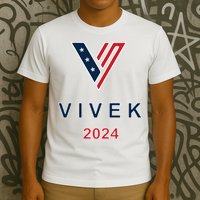 Vivek 2024 Pocket Print Logo T-Shirt