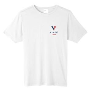 Vivek 2024 Pocket Print Logo Tall Fusion ChromaSoft Performance T-Shirt