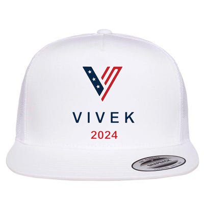 Vivek 2024 Pocket Print Logo Flatbill Hat